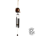 Western Country Rustic Texas Cowboy Boot With Lasso Ropes Hanging Wind Chime