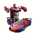 Remote Control Car, One-Button Transform Robot Spider Transformer Toy Car