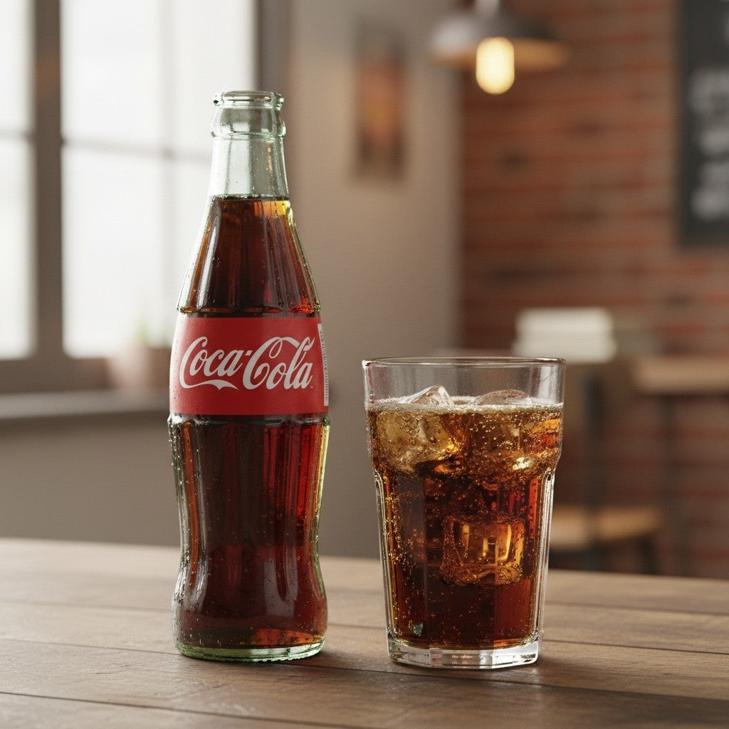 'COCA-COLA' Bottle Timeline Retro 16"x12"  Decorative Sign