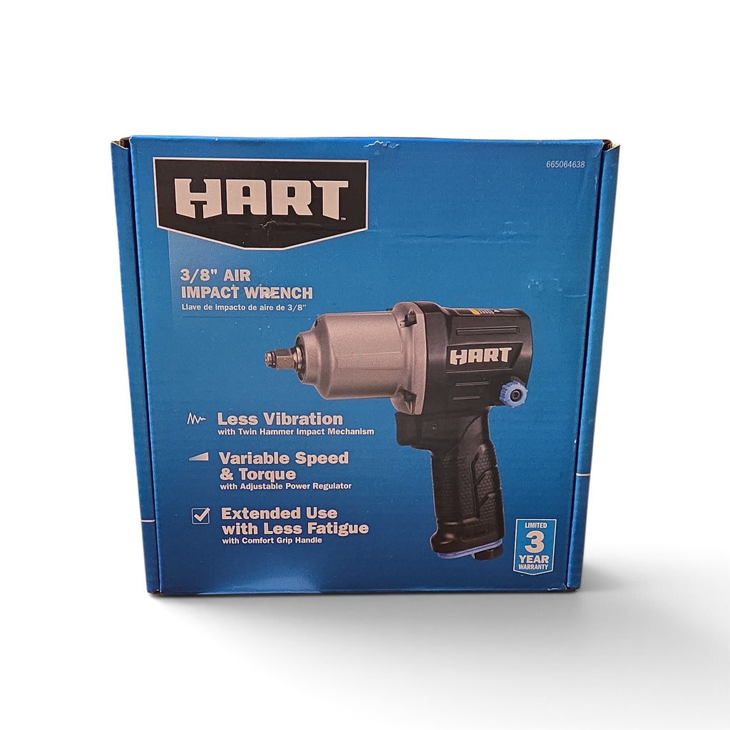 Hart 665064638 3/8" Pneumatic Impact Wrench 250 Ft Lbs